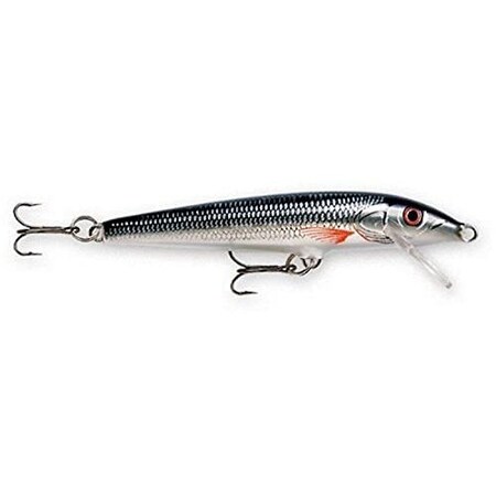 Rapala Original Floating Lure 3 12, 316 Oz, Shiner, Floating F09SH